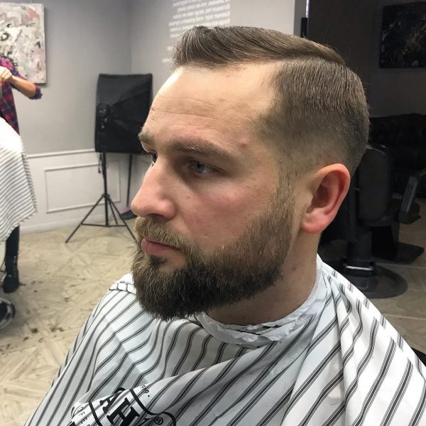 Стрижка + моделирование усов и бороды. Работа барбера Каро Сейчас это актуально…