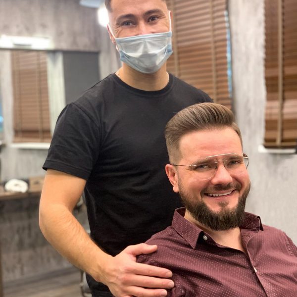 Стрижка+Моделирование усов и бороды Клиент доволен Pro Barber Каро Работает по …